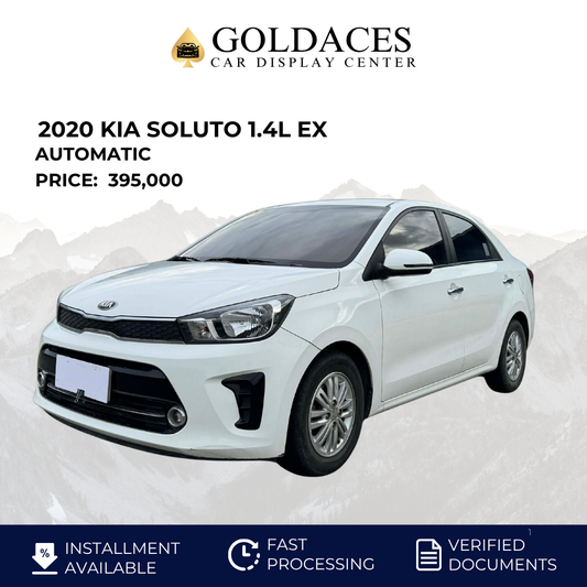 2020 KIA SOLUTO 1.4L EX AUTOMATIC TRANSMISSION KIA