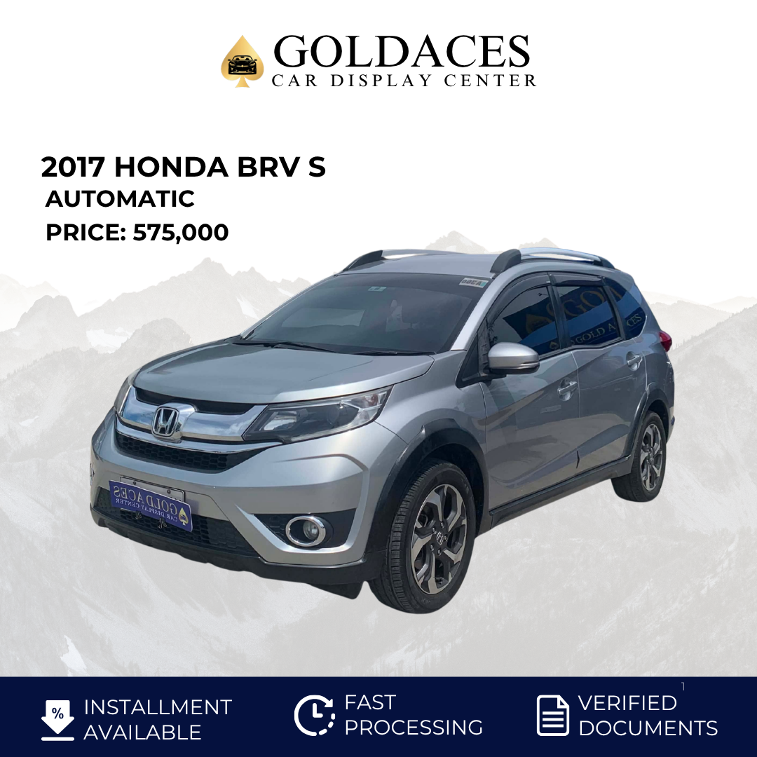 2017 HONDA BRV S 1.5AUTOMATIC TRANSMISSION Gold Aces Car Display Center
