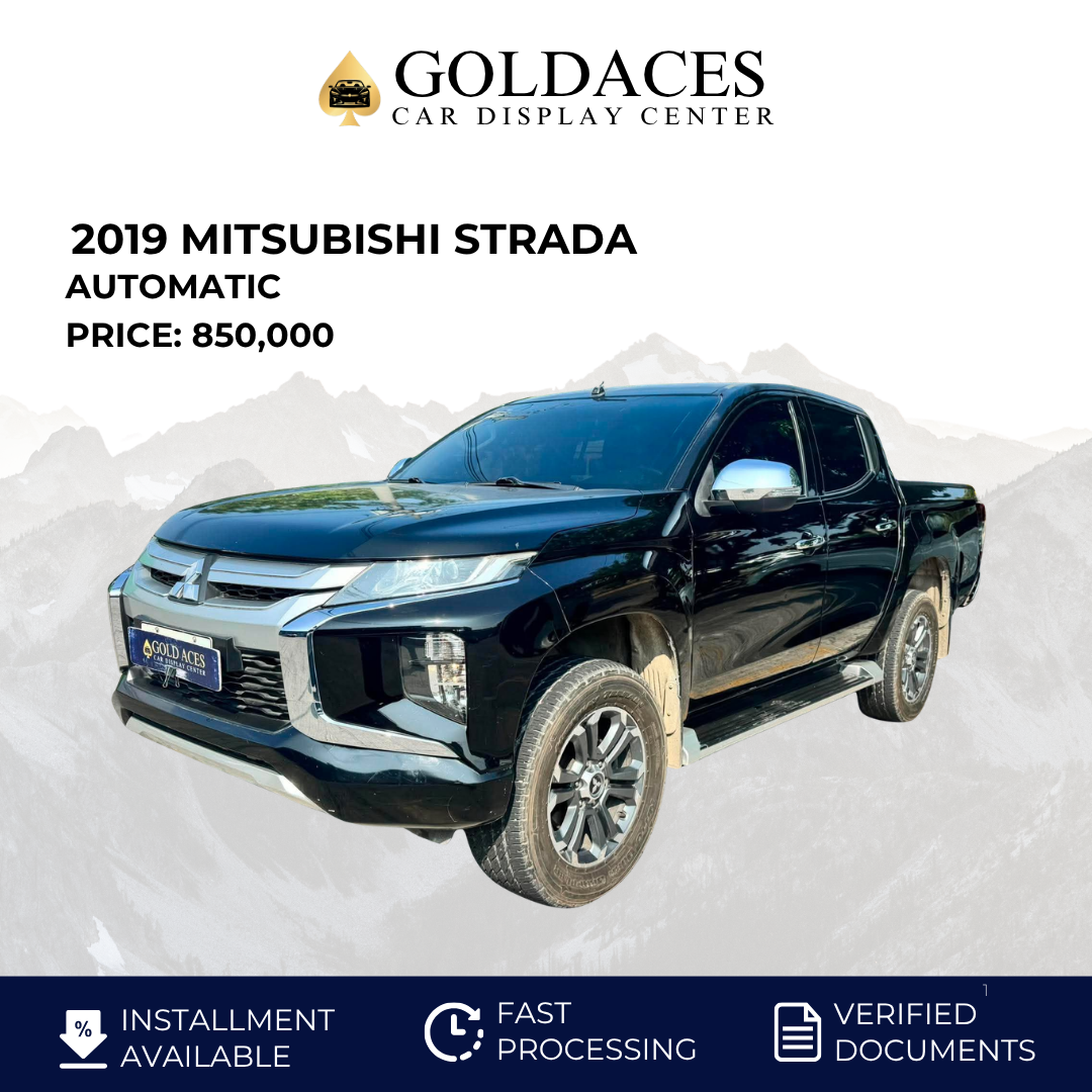 2019 MITSUBISHI STRADA 2.4L GLS 4X2 AUTOMATIC TRANSMISSION Gold Aces Car Display Center