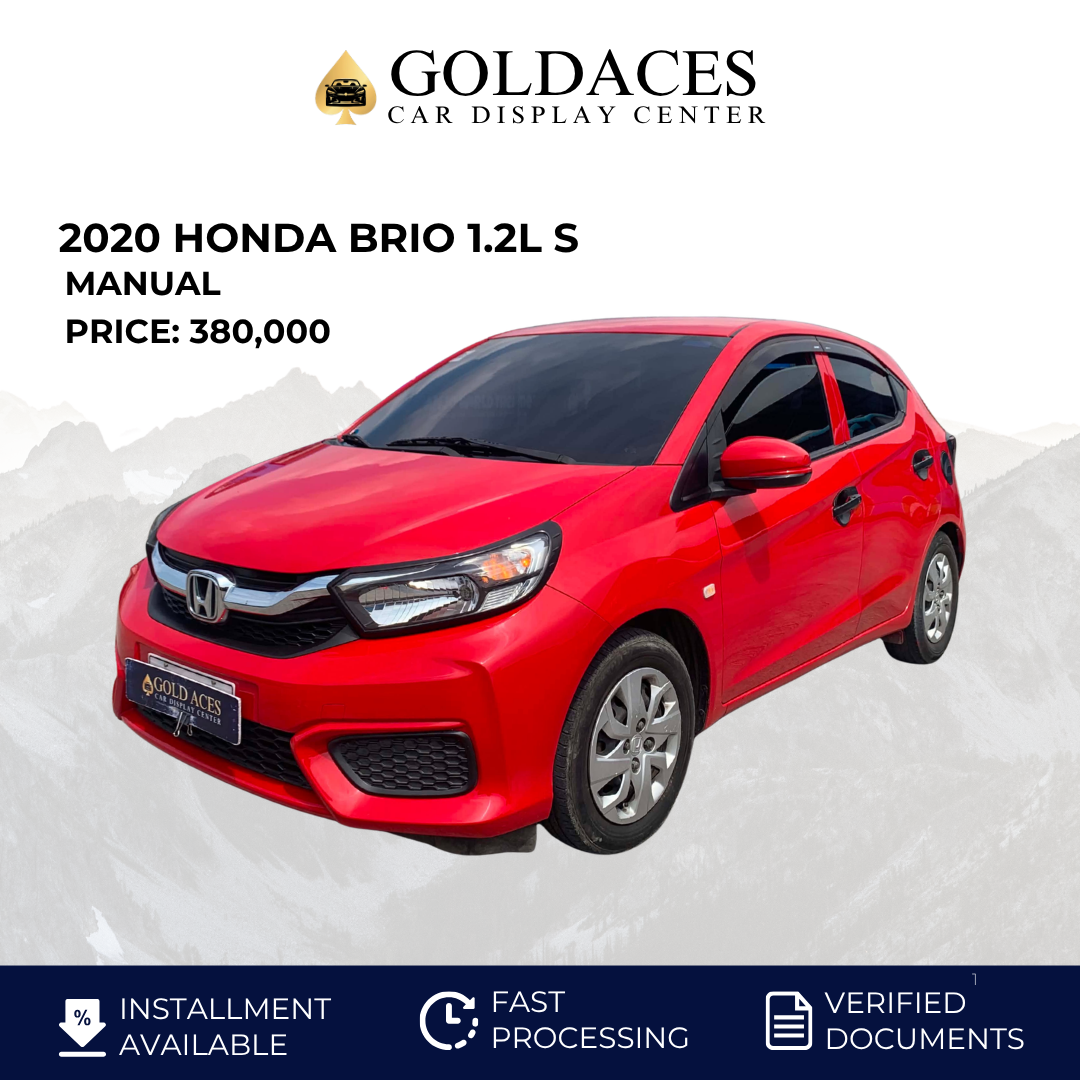 2020 HONDA BRIO 1.2L S MANUAL TRANSMISSION Gold Aces Car Display Center