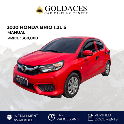 2020 HONDA BRIO 1.2L S MANUAL TRANSMISSION Gold Aces Car Display Center
