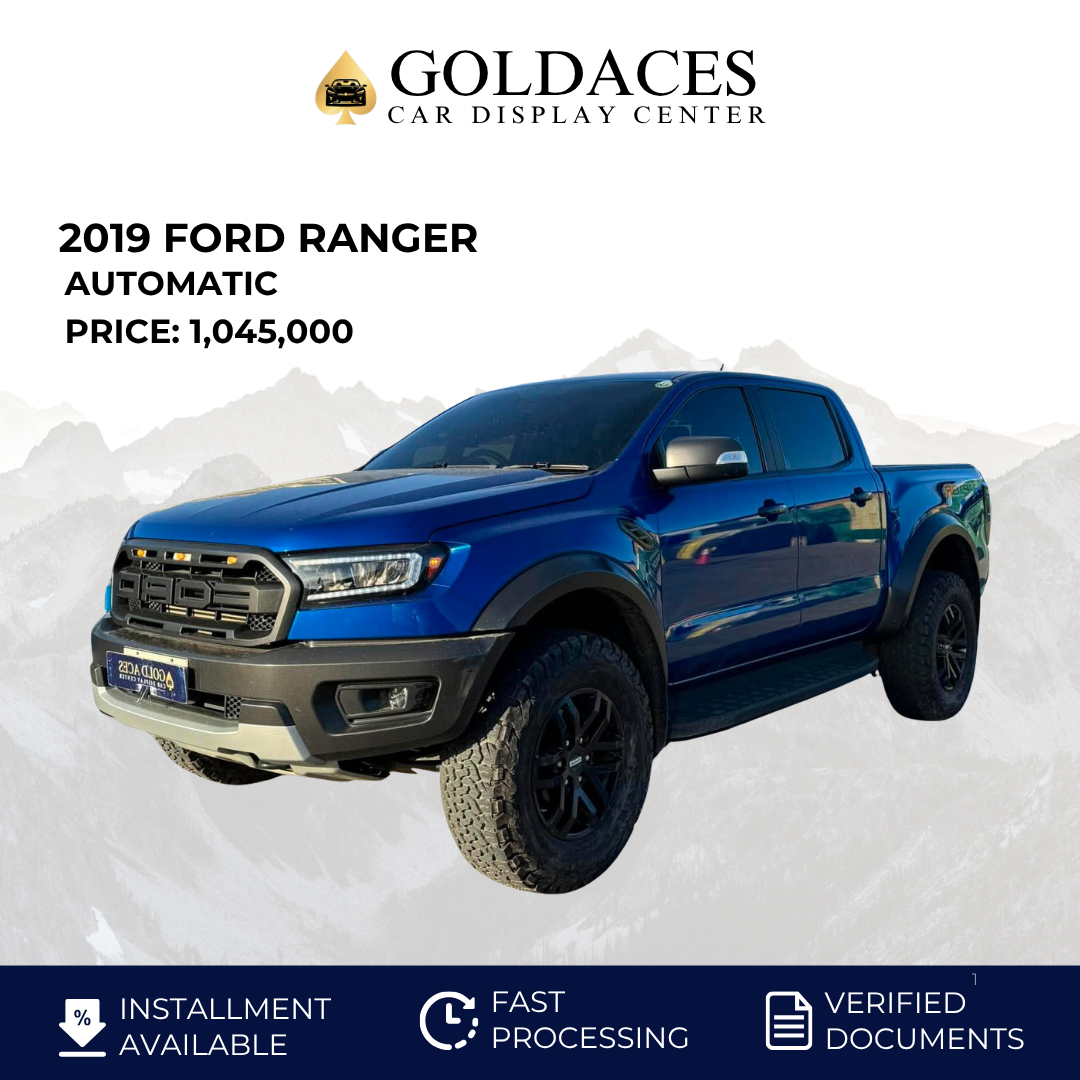 2019 FORD RANGER RAPTOR 2.0L 4X4 DSL AUTOMATIC TRANSMISSION Gold Aces Car Display Center