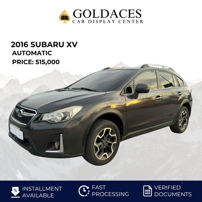 2016 SUBARU XV 2.0L AUTOMATIC TRANSMISSION SUBARU
