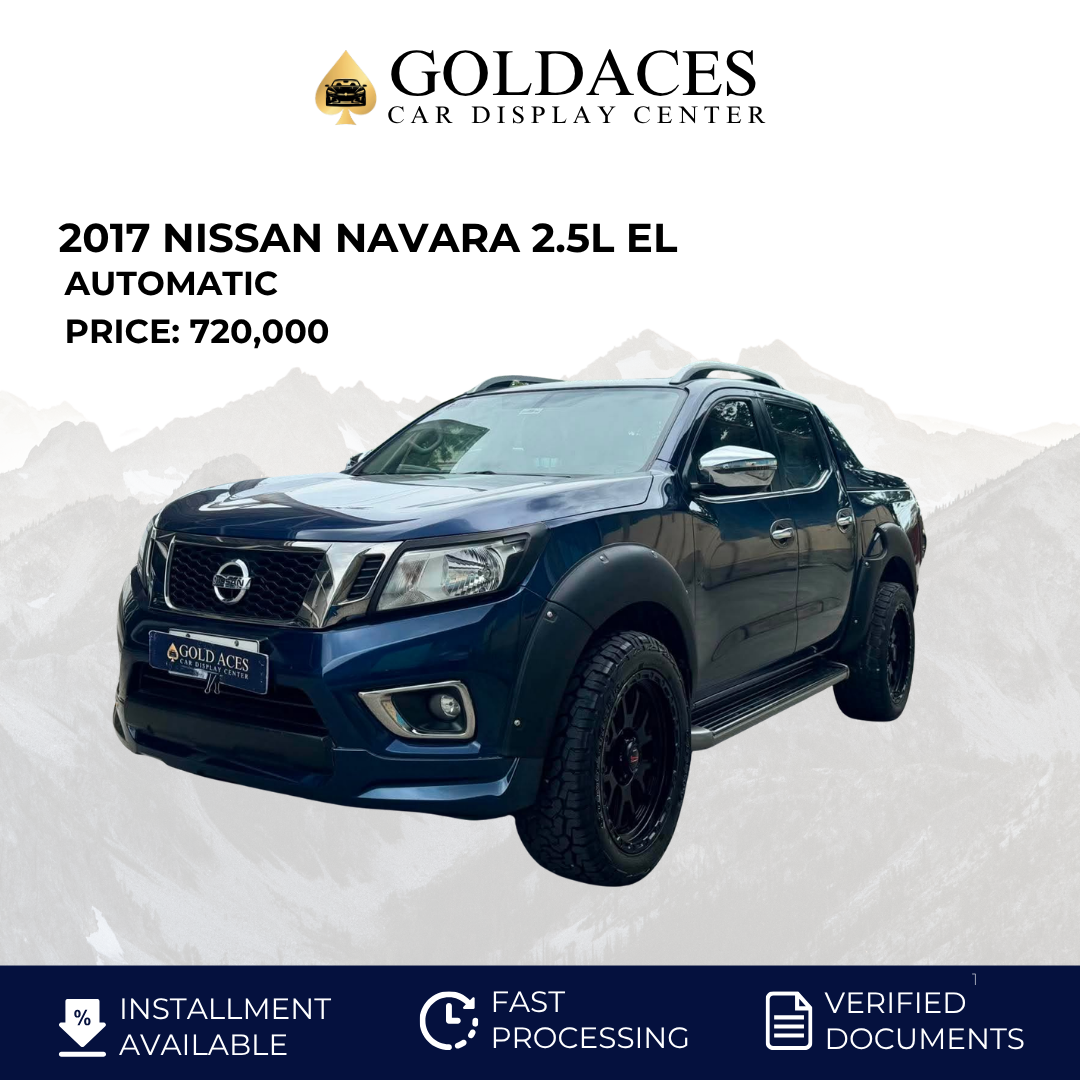 2017 NISSAN NAVARA 2.5L EL 4X2 AUTOMATIC TRANSMISSION Gold Aces Car Display Center