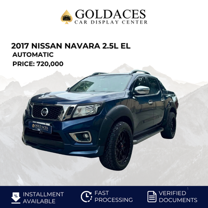 2017 NISSAN NAVARA 2.5L EL 4X2 AUTOMATIC TRANSMISSION Gold Aces Car Display Center