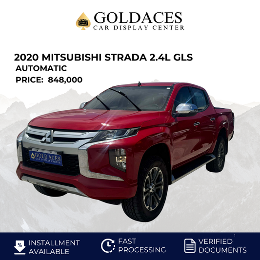 2020 MITSUBISHI STRADA 2.4L GLS 4X2 AUTOMATIC TRANSMISSION Gold Aces Car Display Center