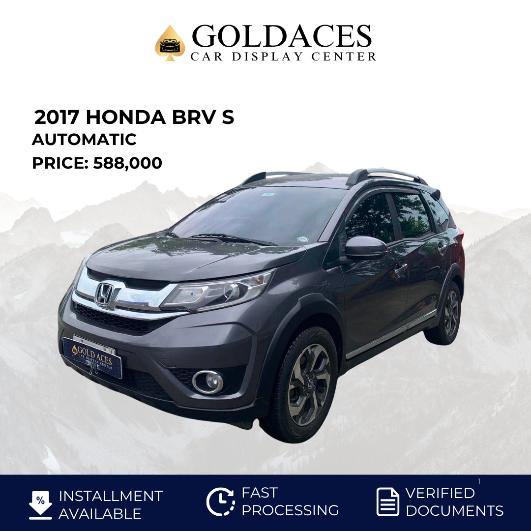 2017 HONDA BRV S 1.5AUTOMATIC TRANSMISSION Gold Aces Car Display Center