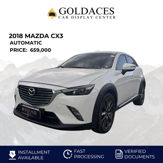 2018 MAZDA CX3 2.0L AUTOMATIC TRANSMISSION Gold Aces Car Display Center