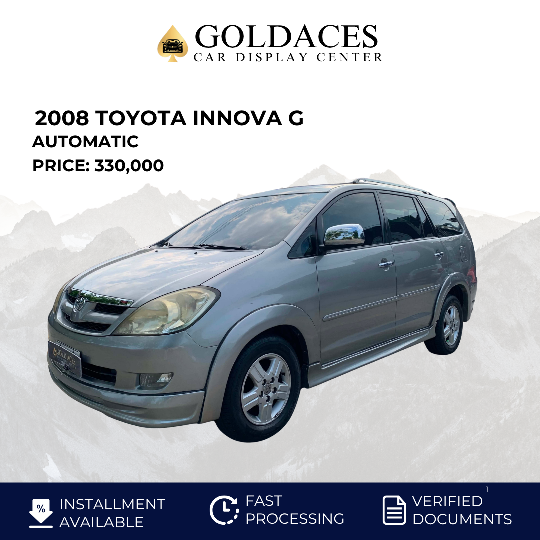2008 TOYOTA INNOVA G 2.5L DIESEL AUTOMATIC TRANSMISSION Gold Aces Car Display Center