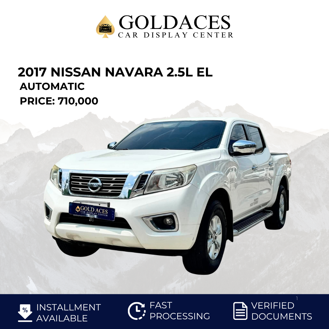 2017 NISSAN NAVARA 2.5L EL 4X2 AUTOMATIC TRANSMISSION Gold Aces Car Display Center