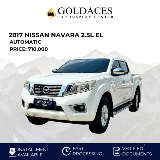 2017 NISSAN NAVARA 2.5L EL 4X2 AUTOMATIC TRANSMISSION Gold Aces Car Display Center