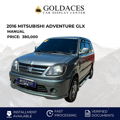 2016 MITSUBISHI ADVENTURE GLX 2.5L MANUAL TRANSMISSION MITSUBISHI