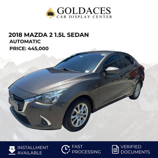 2018 MAZDA 2 1.5L SEDAN AUTOMATIC TRANSMISSION Gold Aces Car Display Center