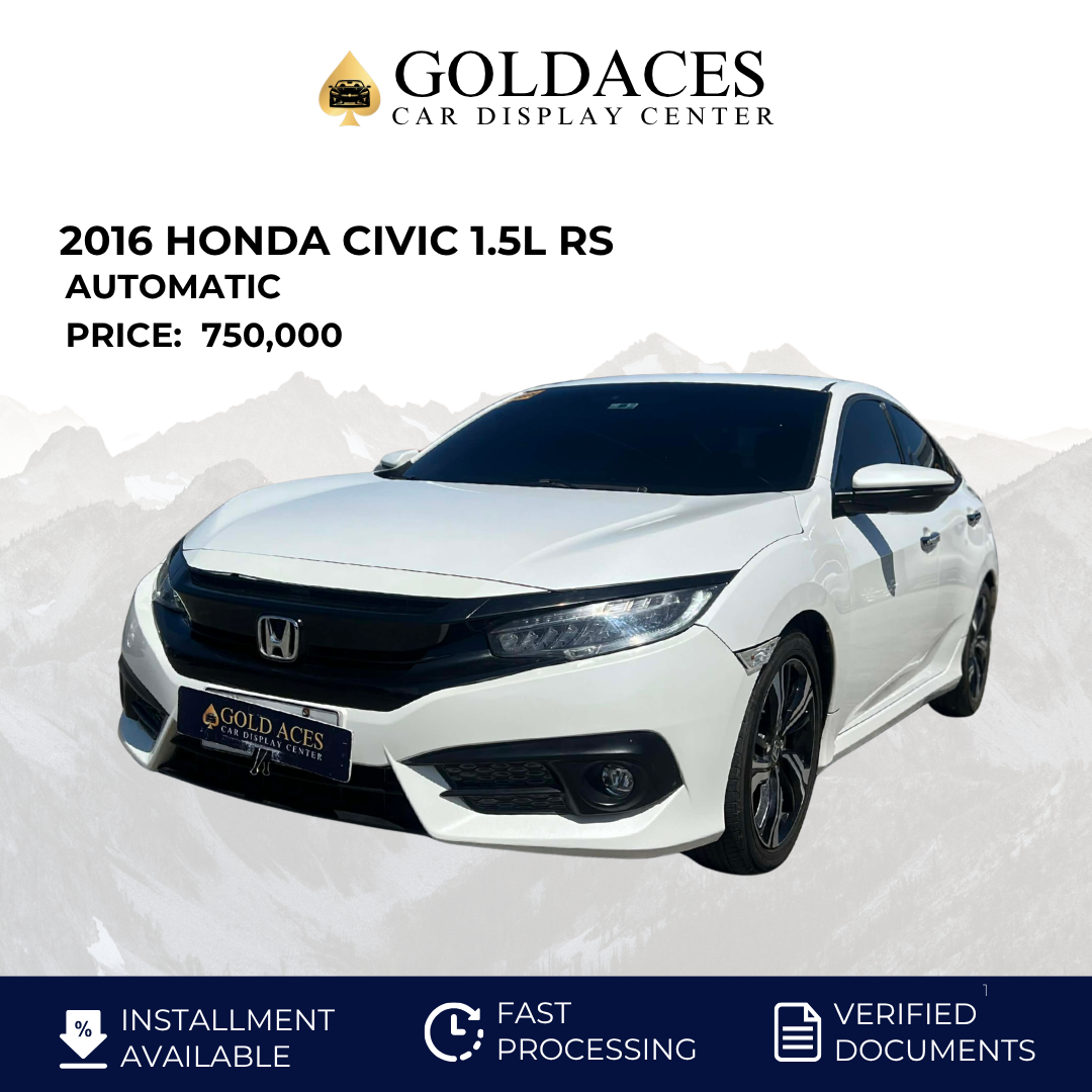 2016 HONDA CIVIC 1.5L RS AUTOMATIC TRANSMISSION Gold Aces Car Display Center