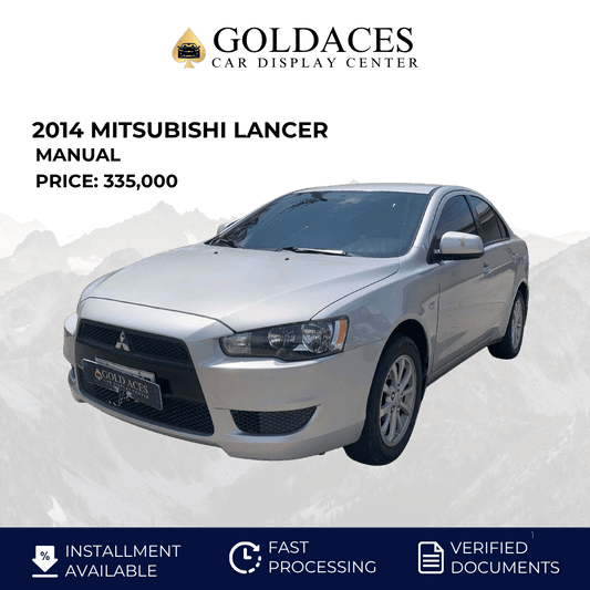 2014 MITSUBISHI LANCER 1.6L MANUAL TRANSMISSION Gold Aces Car Display Center