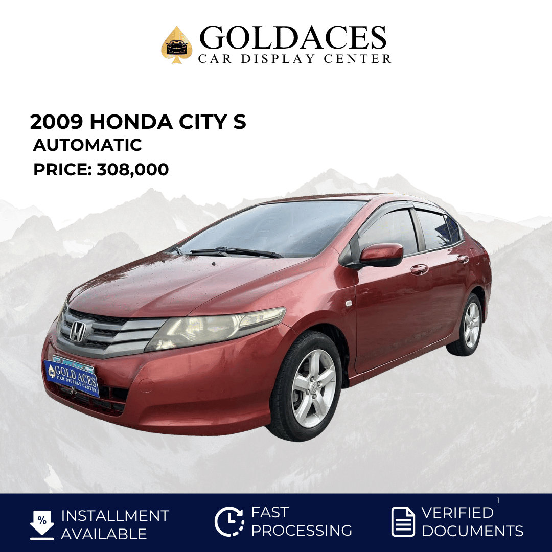 2009 HONDA CITY S 1.3L AUTOMATIC TRANSMISSION (67TKM ONLY!) Gold Aces Car Display Center