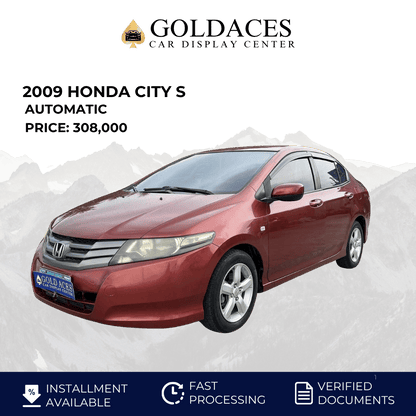 2009 HONDA CITY S 1.3L AUTOMATIC TRANSMISSION (67TKM ONLY!) Gold Aces Car Display Center