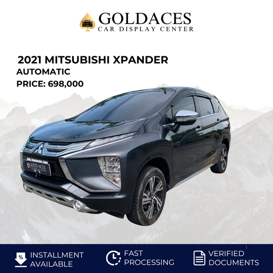 2021 MITSUBISHI XPANDER 1.5L GLS AUTOMATIC TRANSMISSION (65TKMS ONLY!) Gold Aces Car Display Center
