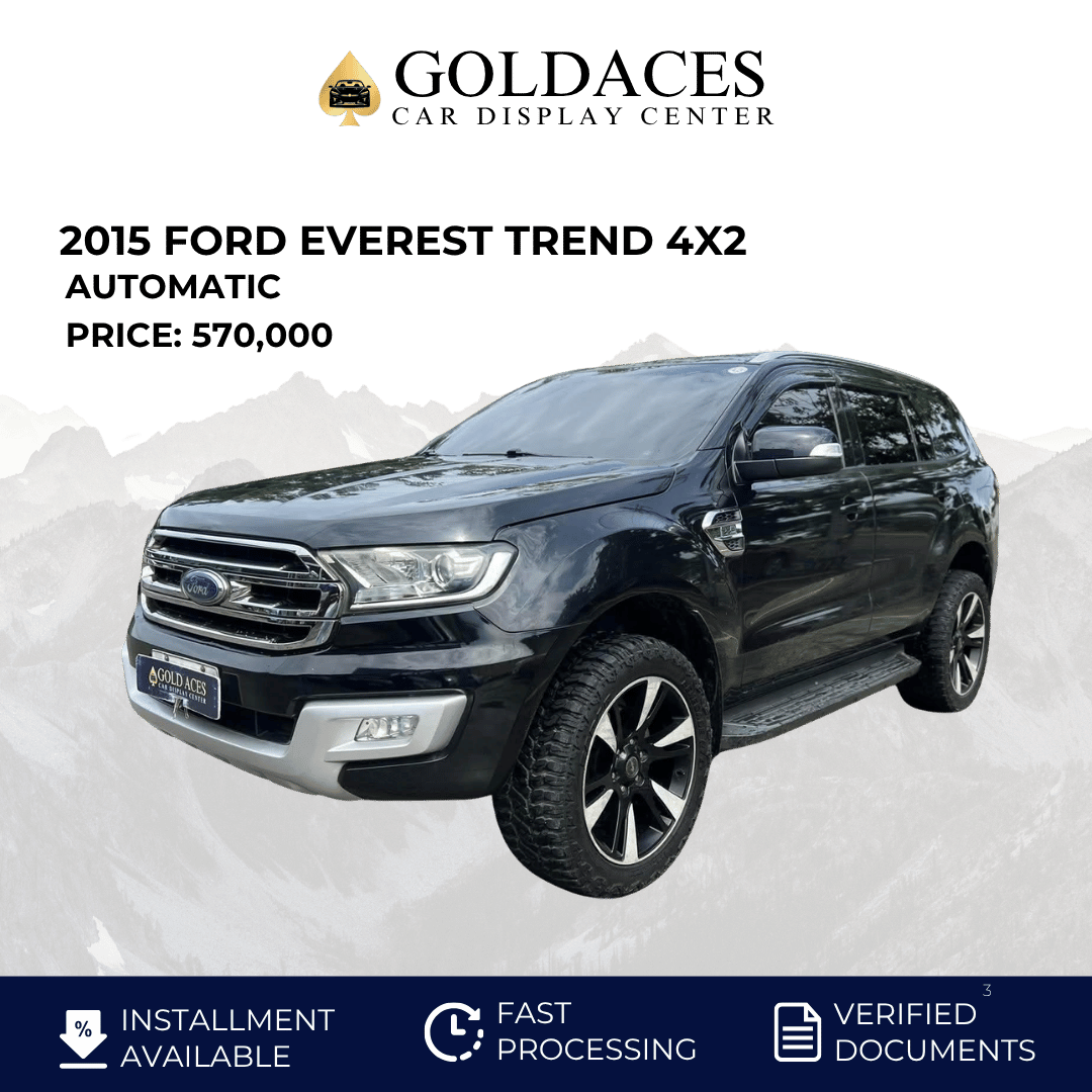 2015 FORD EVEREST TREND 4X2 2.2L DSL AUTOMATIC TRANSMISSION FORD