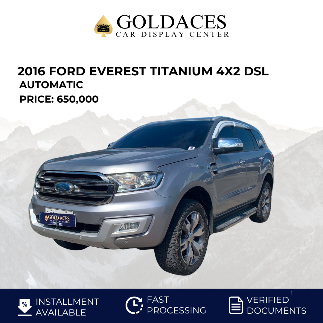 2016 FORD EVEREST TITANIUM 4X2 DSL AUTOMATIC TRANSMISSION FORD
