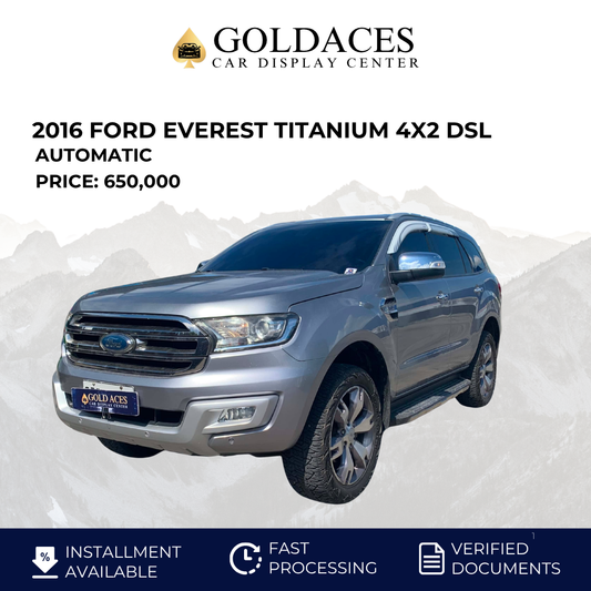 2016 FORD EVEREST TITANIUM 4X2 DSL AUTOMATIC TRANSMISSION FORD