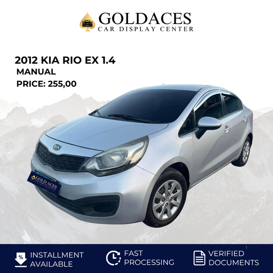 2012 KIA RIO EX 1.4 MANUAL TRANSMISSION KIA