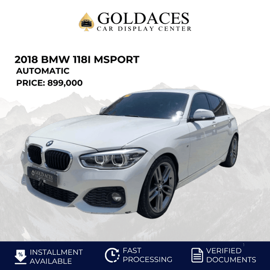 2018 BMW 118I MSPORT 2.0L AUTOMATIC TRANSMISSION BMW