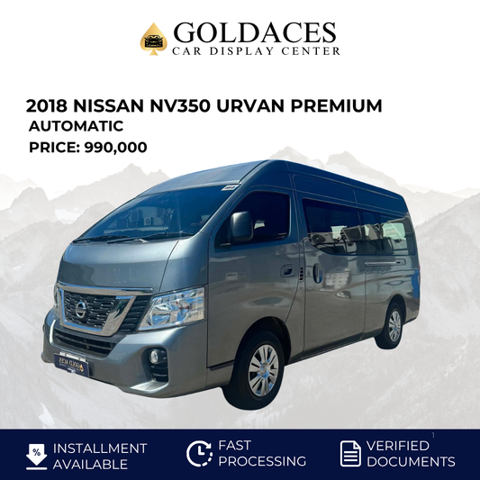 2018 NISSAN NV350 URVAN PREMIUM HIGH ROOF 2.5L AUTOMATIC TRANSMISSION (19TKMS ONLY!) NISSAN