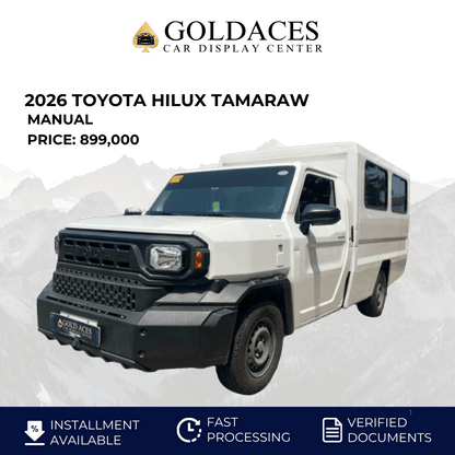 2026 TOYOTA HILUX TAMARAW 2.4 GL FX MANUAL TRANSMISSION TOYOTA