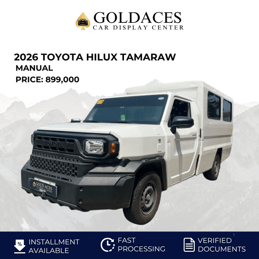 2026 TOYOTA HILUX TAMARAW 2.4 GL FX MANUAL TRANSMISSION TOYOTA