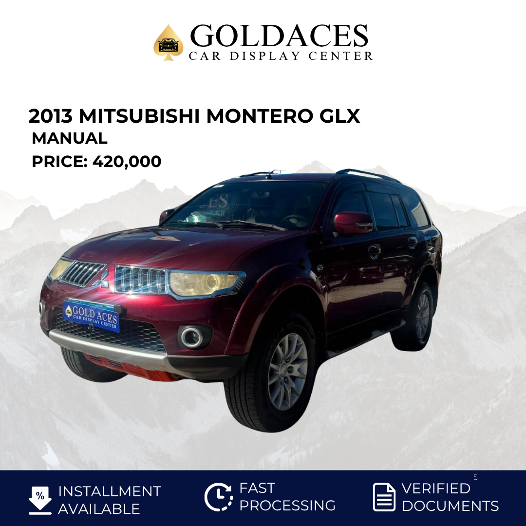 2013 MITSUBISHI MONTERO GLX 2.5L DSL MANUAL TRANSMISSION MITSUBISHI