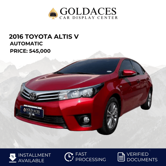 2016 TOYOTA ALTIS V 1.6L AUTOMATIC TRANSMISSION (16TKMS ONLY!) TOYOTA