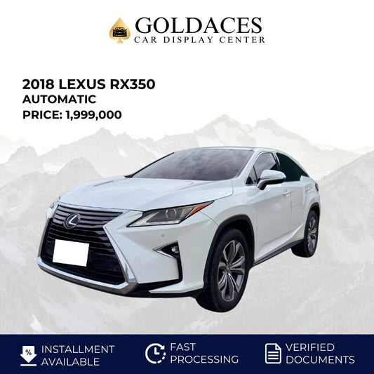 2018 LEXUS RX350 3.5L GAS AUTOMATIC TRANSMISSION