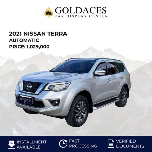 2021 NISSAN TERRA 2.5L VE 4X2 AUTOMATIC TRANMISSION Gold Aces Car Display Center