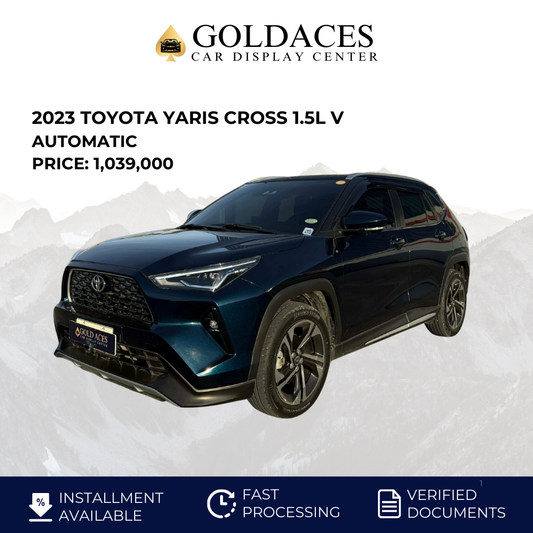 2023 TOYOTA YARIS CROSS 1.5L V AUTOMATIC TRANSMISSION Gold Aces Car Display Center