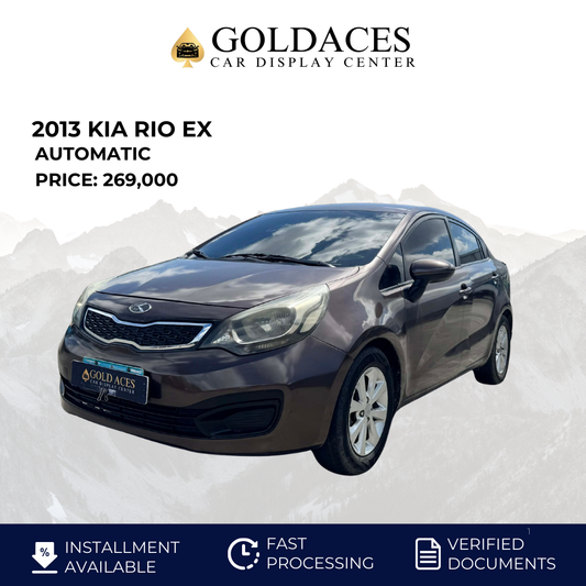 2013 KIA RIO EX 1.4L AUTOMATIC TRANSMISSION KIA