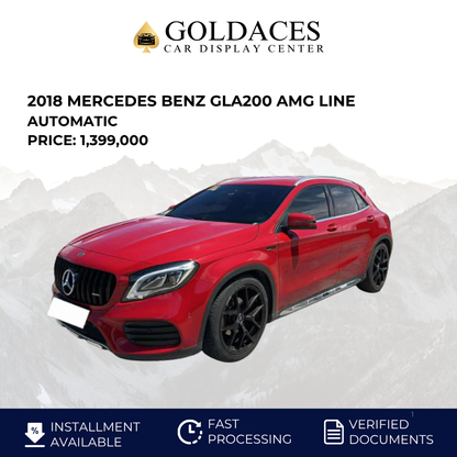 2018 MERCEDES BENZ GLA200 AMG LINE AUTOMATIC TRANSMISSION (27T KMS ONLY!) MERCEDES-BENZ