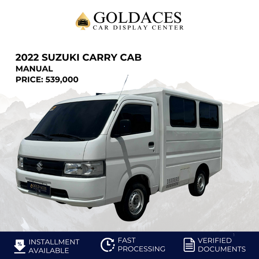 2022 SUZUKI CARRY CAB 1.5L MANUAL TRANSMISSION Gold Aces Car Display Center