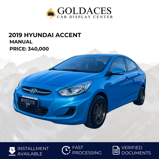 2019 HYUNDAI ACCENT 1.4L GL MANUAL TRANSMISSION HYUNDAI