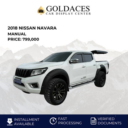 2018 NISSAN NAVARA 2.5L 4X2 EL MANUAL TRANSMISSION Gold Aces Car Display Center