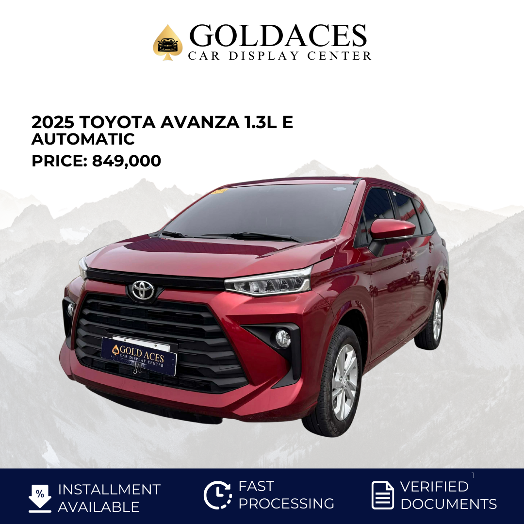 2025 TOYOTA AVANZA 1.3L E AUTOMATIC TRANSMISSION