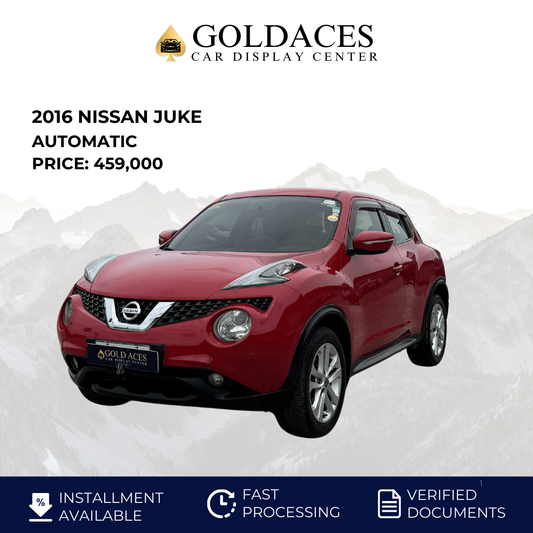 2016 NISSAN JUKE 1.5L AUTOMATIC TRANSMISSION Gold Aces Car Display Center