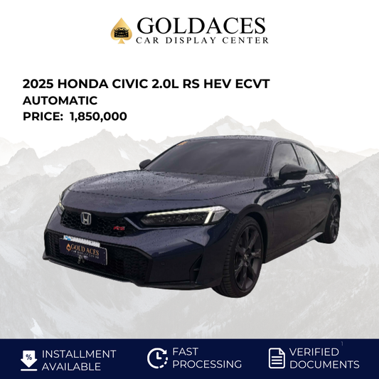 2025 HONDA CIVIC 2.0L RS HEV ECVT AUTOMATIC TRANSMISSION (BRAND NEW) HONDA