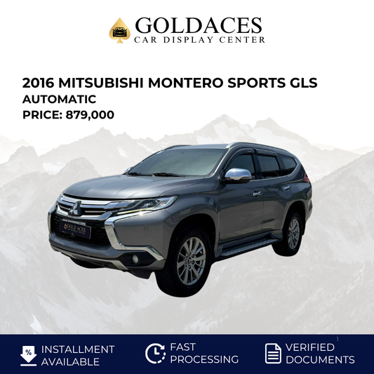 2016 MITSUBISHI MONTERO SPORTS GLS 2.4L DSL AUTOMATIC TRANSMISSION MITSUBISHI