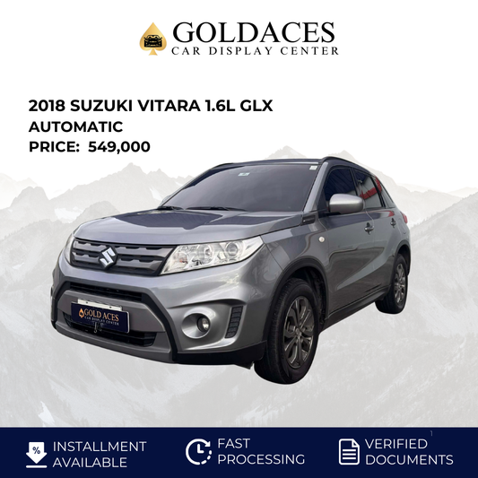 2018 SUZUKI VITARA 1.6L GLX AUTOMATIC TRANSMISSION