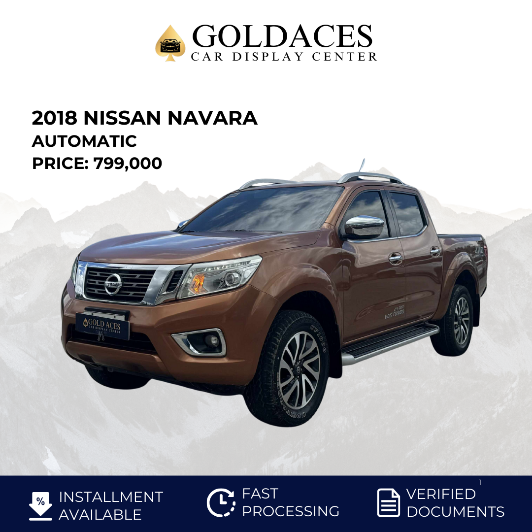 2018 NISSAN NAVARA 2.5L4X2 VL AUTOMATIC TRANSMISSION Gold Aces Car Display Center