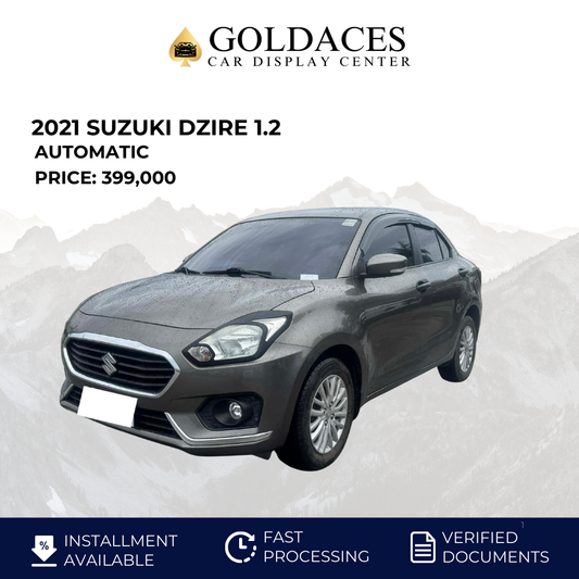 2021 SUZUKI DZIRE 1.2 GL AMT AUTOMATIC TRANSMISSION Gold Aces Car Display Center