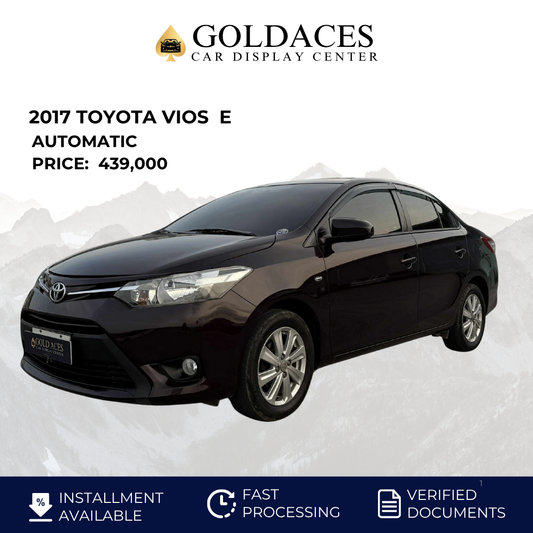 2017 TOYOTA VIOS 1.3L E AUTOMATIC TRANSMISSION Gold Aces Car Display Center