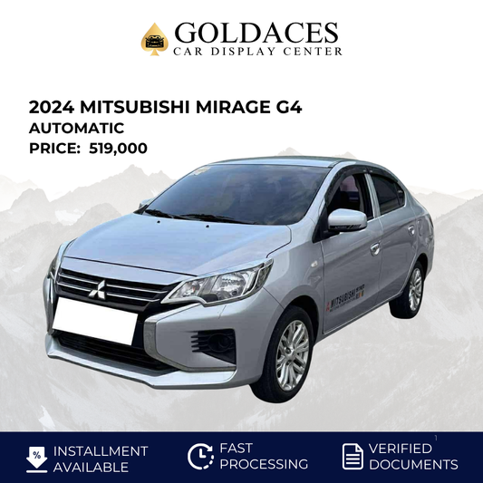 2024 MITSUBISHI MIRAGE G4 GLX 1.2L AUTOMATIC TRANSMISSION (8T KMS ONLY!) MITSUBISHI