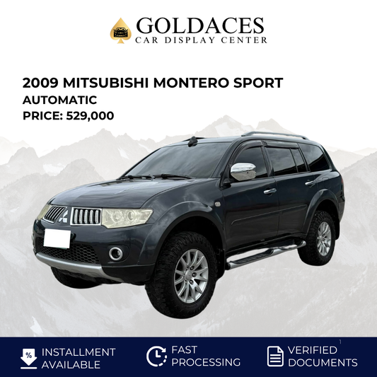 2009 MITSUBISHI MONTERO SPORT SE 4X4 3.2L AUTOMATIC TRANSMISSION MITSUBISHI